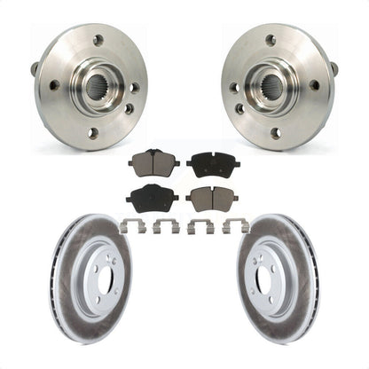 Hub Bearing Assembly Coated Disc Brake Rotors And Pads Front Kit For Mini Cooper