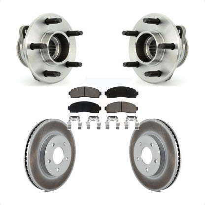 Hub Bearing Coated Disc Brake Rotor Pad Front Kit For Saturn Vue Pontiac Torrent