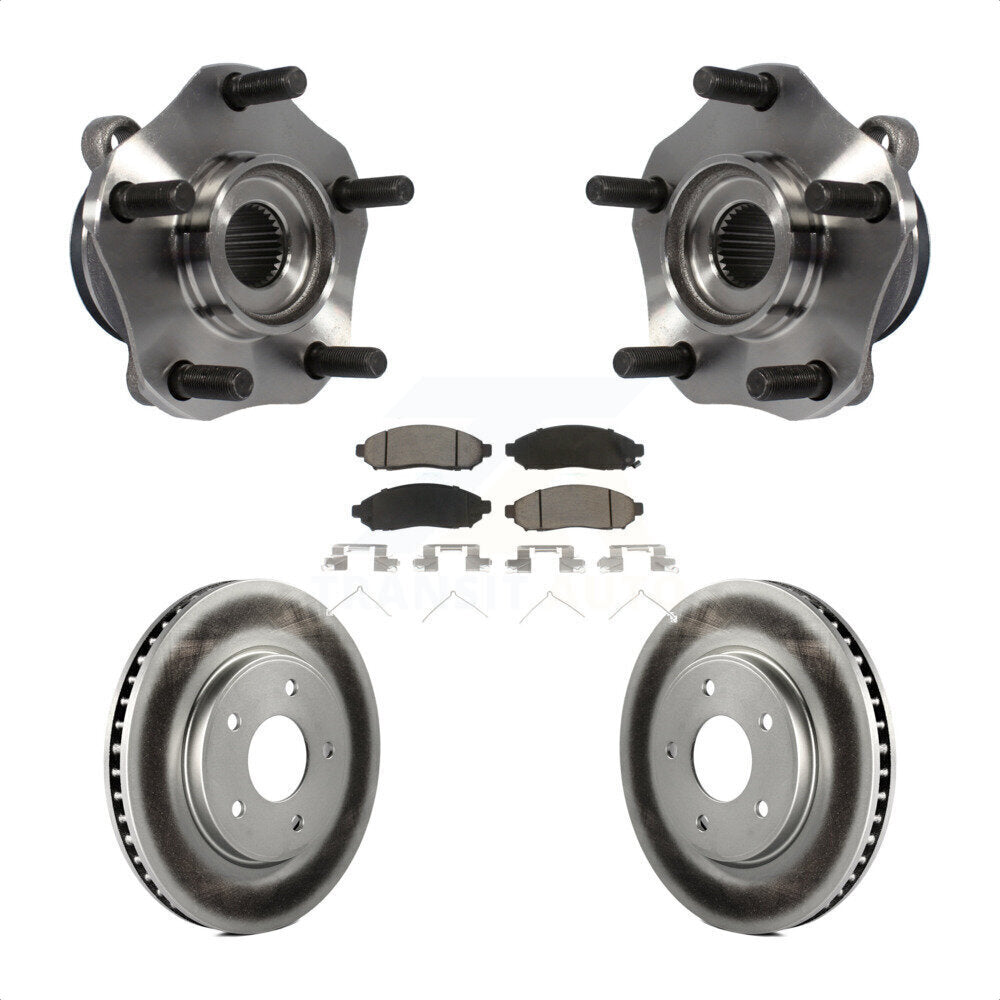 Hub Bearing Coat Brake Rotor Pads Front Kit For Nissan NV200 LEAF Chevrolet City