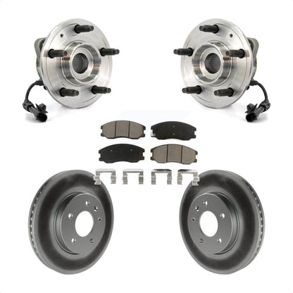 Hub Bearing Coat Brake Rotor Pad Front Kit For Chevrolet Equinox Pontiac Torrent