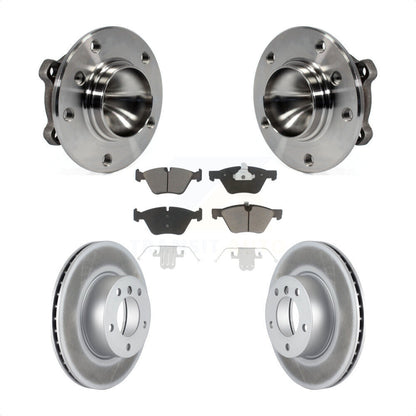 Hub Bearing Assembly Coat Brake Rotor Pads Front Kit For BMW 128i 328i 323i 325i