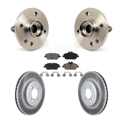 Hub Bearing Assembly Coated Disc Brake Rotors And Pads Front Kit For Mini Cooper