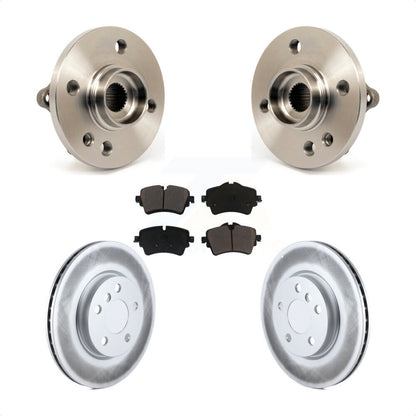 Hub Bearing Assembly Coated Brake Rotor Pads Front Kit For 2015 Mini Cooper 1.6L
