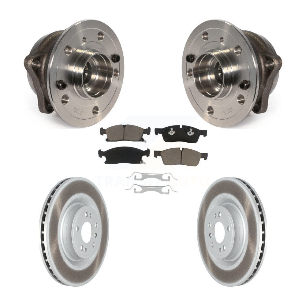 Hub Bearing Coat Brake Rotor Pad Front Kit For Mercedes-Benz GL350 GLE400 GLS450
