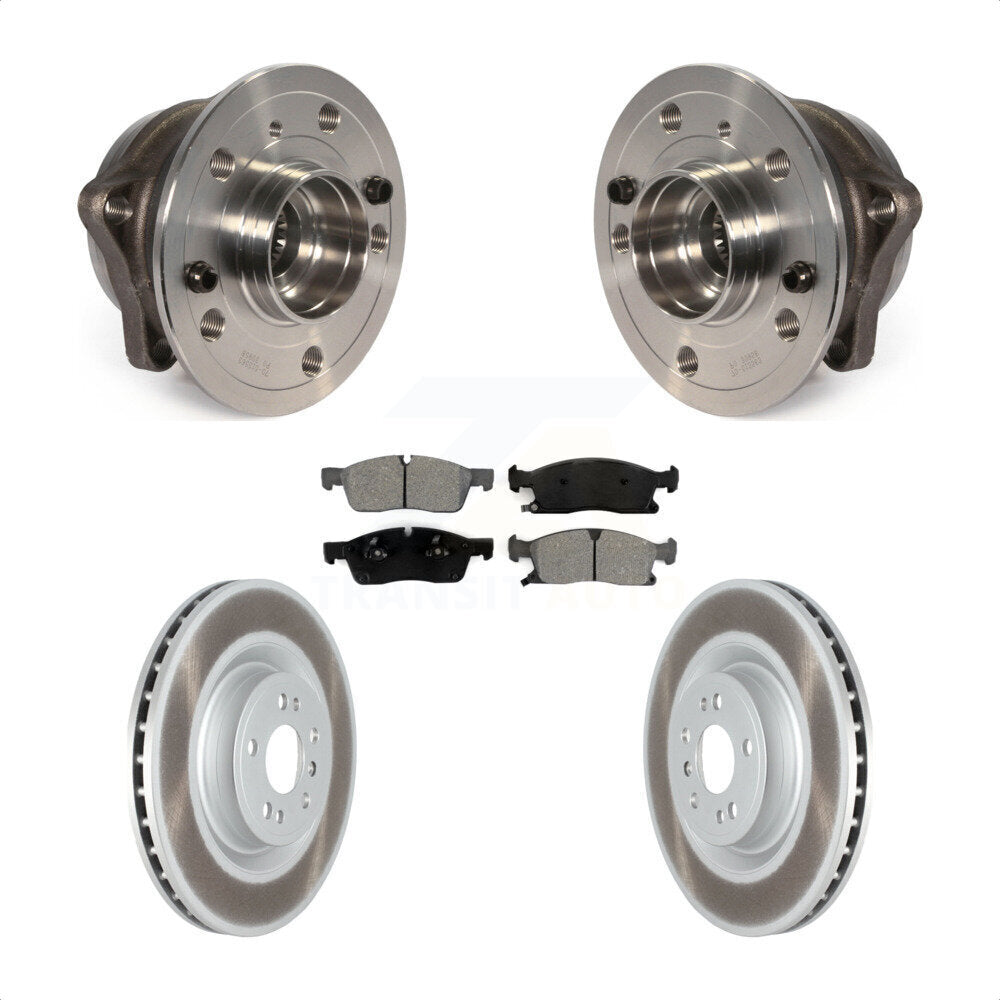 Hub Bearing Coat Brake Rotor Pad Front Kit For Mercedes-Benz GL350 GLE400 GLS450