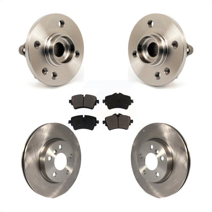 Hub Bearing Assembly Disc Brake Rotor & Pads Front Kit For 2015 Mini Cooper 1.6L