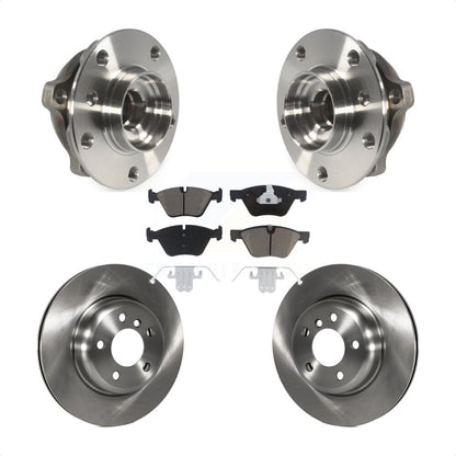 Hub Bearing Assembly Disc Brake Rotors And Pads Front Kit For BMW 528i xDrive
