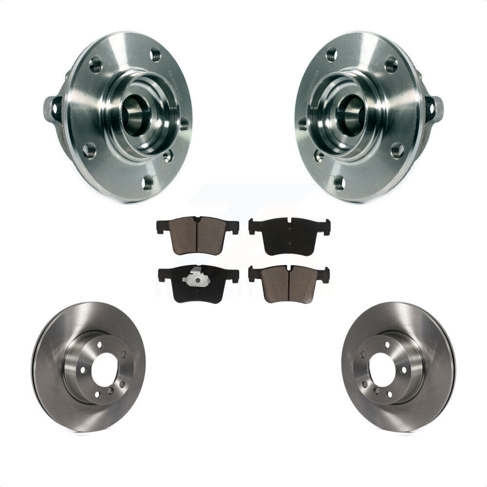 Hub Bearing Brake Rotor Pad Front Kit For BMW 328i xDrive 320i 228i 428i Gran GT