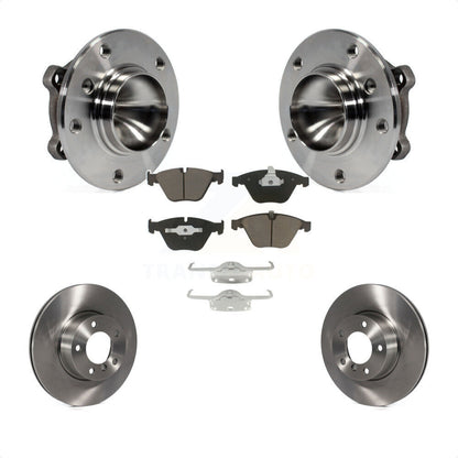Hub Bearing Assembly Disc Brake Rotors And Pads Front Kit For BMW 323i 328i X1