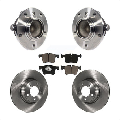 Hub Bearing Assembly Disc Brake Rotors And Pads Front Kit For BMW 328i 330e