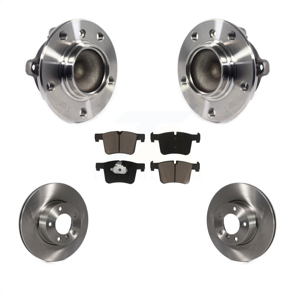 Hub Bearing Brake Rotor Pad Front Kit For BMW 328i 320i 228i 428i 230i Gran 328d