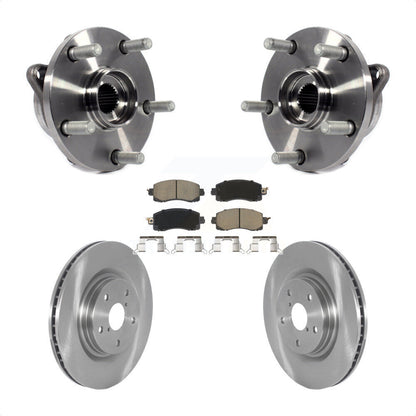 Hub Bearing Disc Brake Rotor & Pads Front Kit For Subaru Forester Outback Legacy