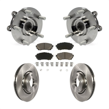Hub Bearing Brake Rotor Pads Front Kit For 2019-2021 Mazda 6 Naturally Aspirated