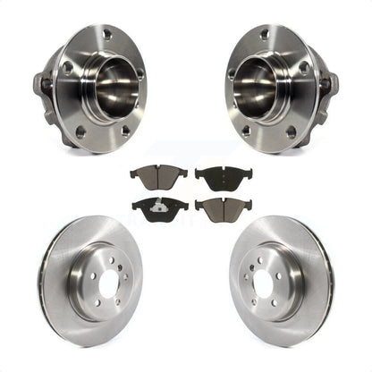 Hub Bearing Brake Rotor Pads Front Kit For BMW 535i 640i Gran Coupe ActiveHybrid