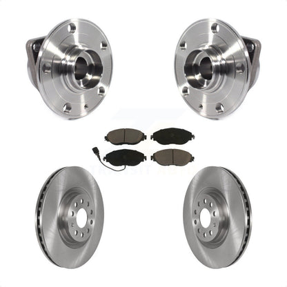 Hub Bearing Brake Rotor Pads Front Kit For Volkswagen Tiguan Jetta Audi Q3 GTI R