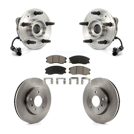 Hub Bearing Brake Rotor Pads Front Kit For Chevrolet Equinox Pontiac Torrent Vue