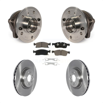 Hub Bearing Disc Brake Rotor Pad Front Kit For Mercedes-Benz GL350 GLE400 GLS450