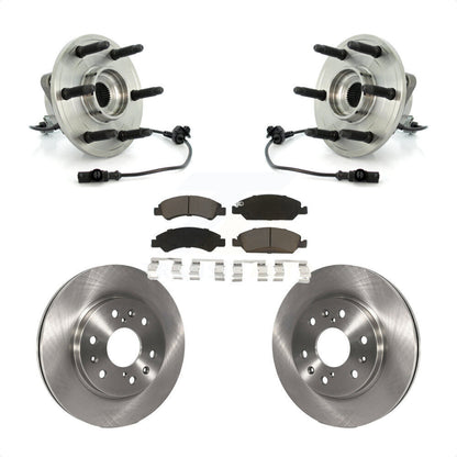 Hub Bearing Brake Rotor Pad Front Kit For Chevrolet GMC Sierra 1500 Silverado XL