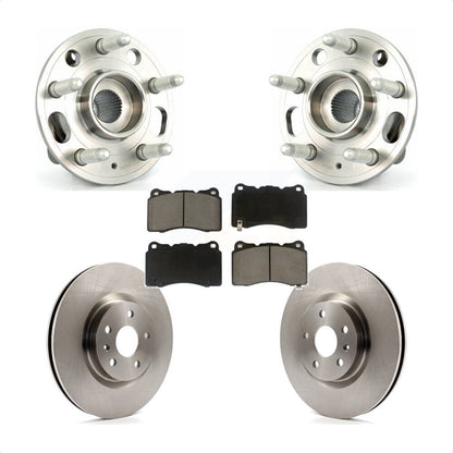 Hub Bearing Assembly Disc Brake Rotor Pad Front Kit For Buick Regal Cadillac XTS