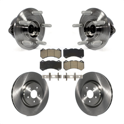 Hub Bearing Disc Brake Rotor Pad Front Kit For Jeep Grand Cherokee Dodge Durango