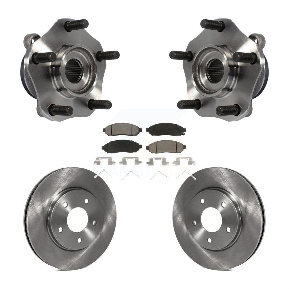 Hub Bearing Disc Brake Rotor Pads Front Kit For Nissan NV200 LEAF Chevrolet City