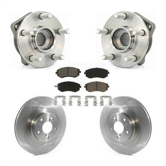 Hub Bearing Brake Rotor Pad Front Kit For Subaru Outback Impreza Legacy Forester
