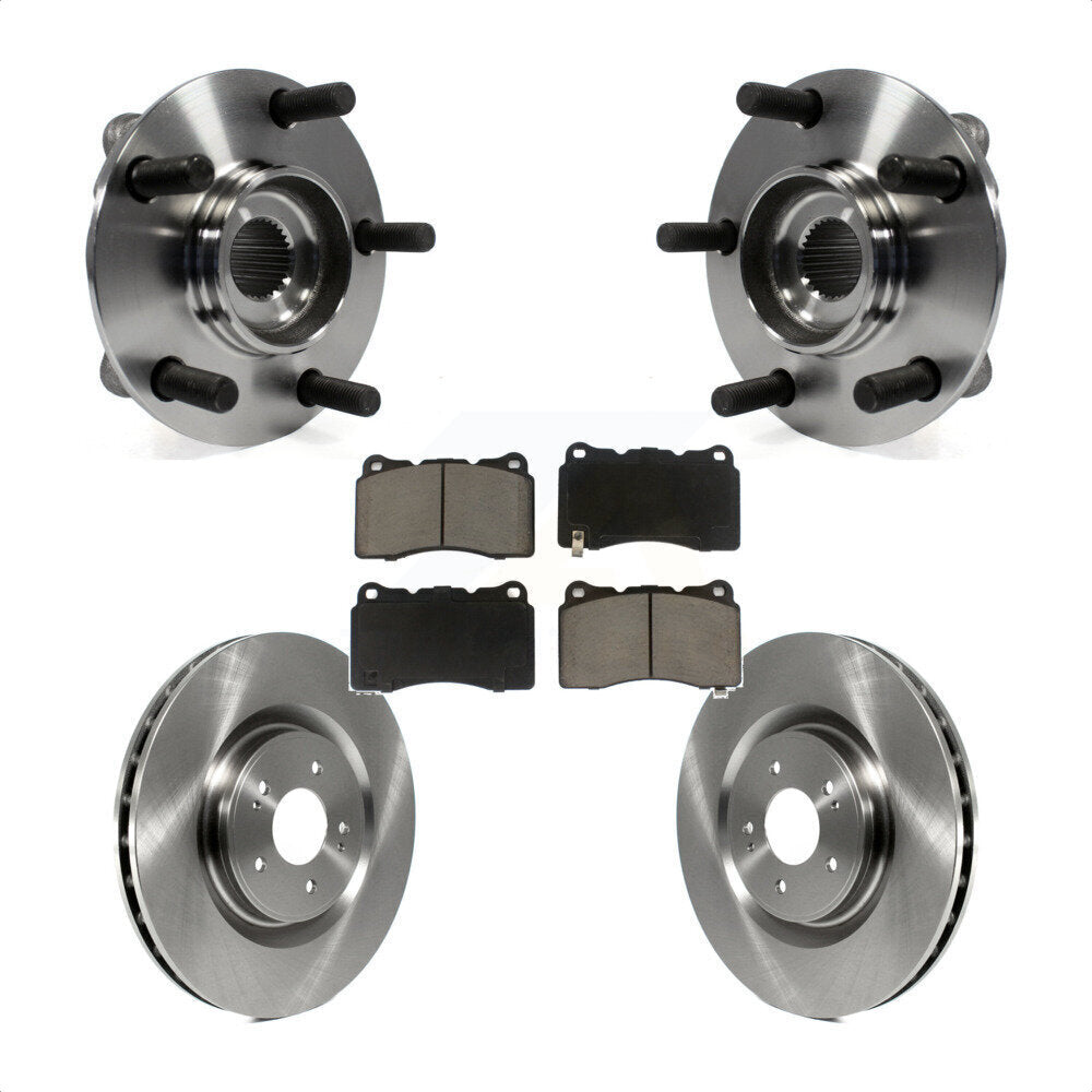Hub Bearing Assembly Disc Brake Rotors And Pads Front Kit For Mitsubishi Lancer