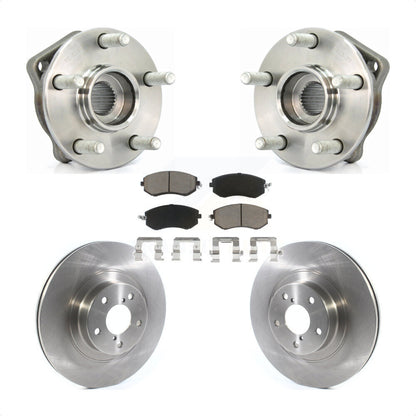 Hub Bearing Brake Rotor And Pad Front Kit For Subaru Impreza Forester Outback XV