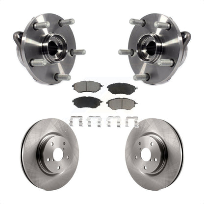 Hub Bearing Brake Rotor & Pad Front Kit For Subaru Outback WRX Legacy B9 Tribeca