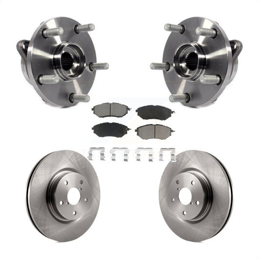 Hub Bearing Brake Rotor & Pad Front Kit For Subaru Outback WRX Legacy B9 Tribeca