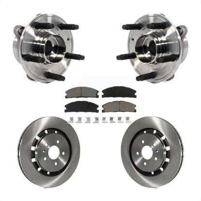 Hub Bearing Brake Rotor & Pad Front Kit For Ford Taurus Police Interceptor Sedan