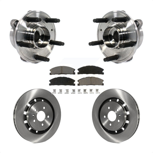 Hub Bearing Brake Rotor & Pad Front Kit For Ford Taurus Police Interceptor Sedan