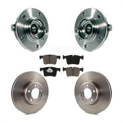 Hub Bearing Assembly Disc Brake Rotors And Pads Front Kit For BMW 335i xDrive GT