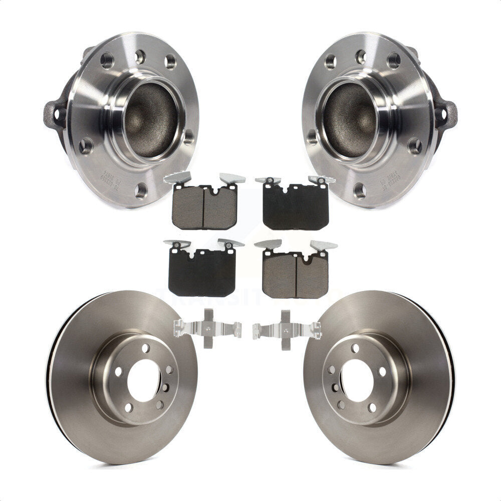 Hub Bearing Brake Rotor Pads Front Kit For BMW M235i 335i 328i 228i 435i M240i 3