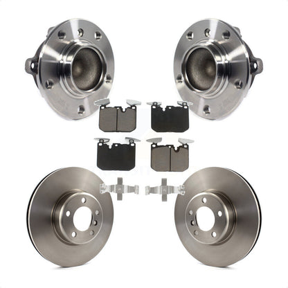 Hub Bearing Brake Rotor Pads Front Kit For BMW M235i 335i 328i 228i 435i M240i 3