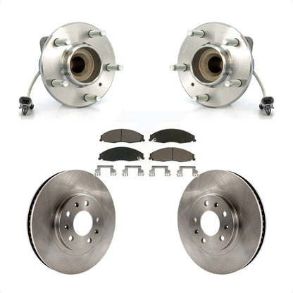 Hub Bearing Brake Rotor Pads Front Kit For Cadillac CTS With Standard Suspension
