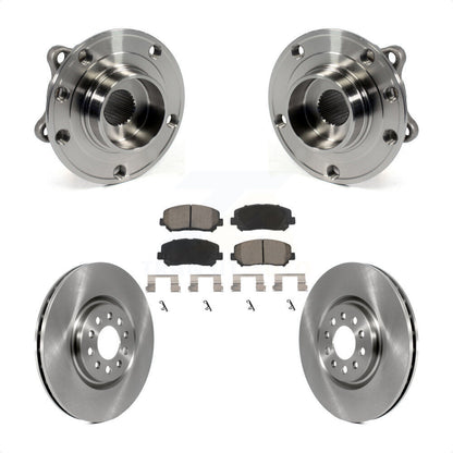 Hub Bearing Assembly Disc Brake Rotor And Ceramic Pad Front Kit For Chrysler 200