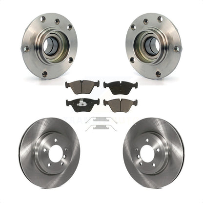 Hub Bearing Assembly Disc Brake Rotors And Pads Front Kit For BMW 330Ci Z4 330i