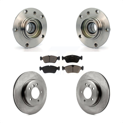 Hub Bearing Brake Rotor & Pads Front Kit For BMW Z4 325i 325Ci 320i Z3 328i 323i