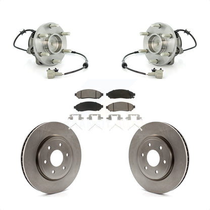 Hub Bearing Disc Brake Rotor Pad Front Kit For Nissan Frontier Pathfinder Xterra