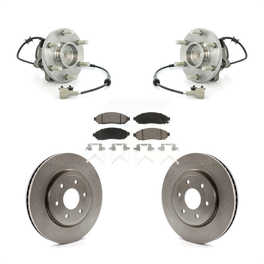 Hub Bearing Disc Brake Rotor Pad Front Kit For Nissan Frontier Pathfinder Xterra