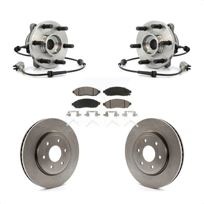 Hub Bearing Disc Brake Rotor Pad Front Kit For Nissan Frontier Pathfinder Xterra