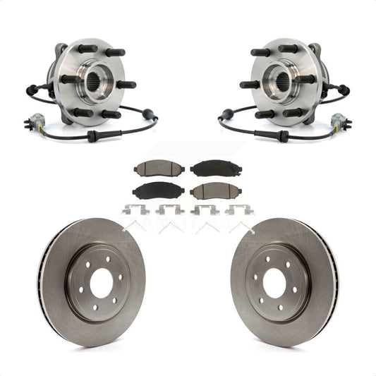 Hub Bearing Disc Brake Rotor Pad Front Kit For Nissan Frontier Pathfinder Xterra