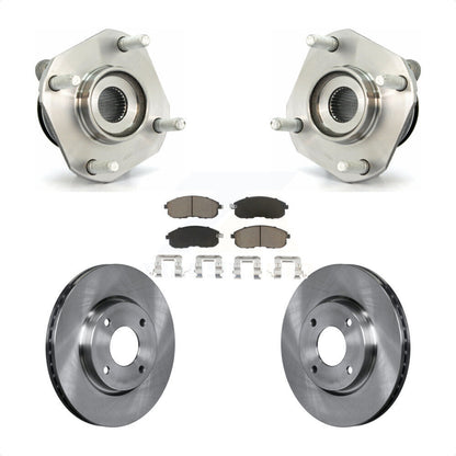 Hub Bearing Assembly Disc Brake Rotors And Pads Front Kit For Nissan Sentra