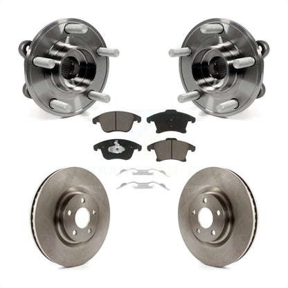 Hub Bearing Disc Brake Rotor Pads Front Kit For Ford Police Responder Hybrid SSV