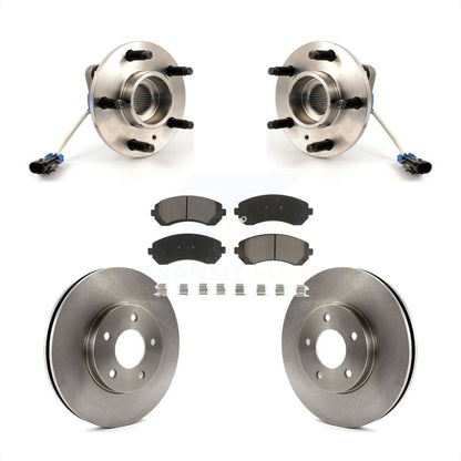 Hub Bearing Brake Rotor Pad Front Kit For Buick Rendezvous Pontiac Montana Aztek