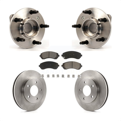 Hub Bearing Disc Brake Rotor & Pads Front Kit For Buick Rendezvous Pontiac Aztek