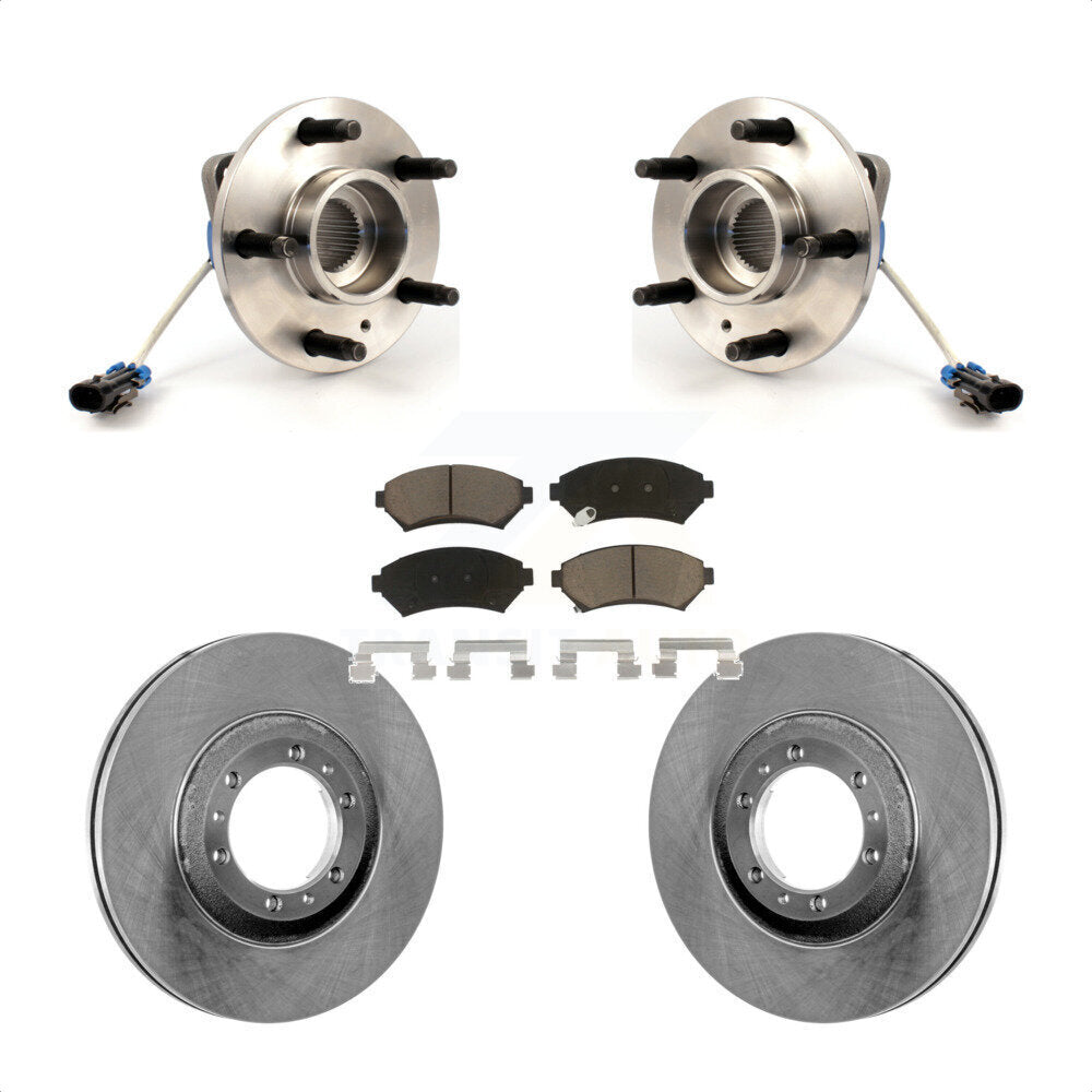 Hub Bearing Brake Rotor Pads Front Kit For Buick Pontiac Montana Century LeSabre