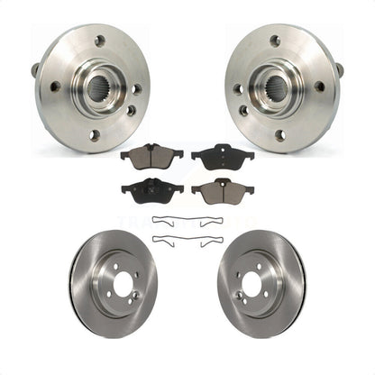 Hub Bearing Assembly Disc Brake Rotor And Ceramic Pads Front Kit For Mini Cooper