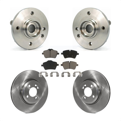 Hub Bearing Assembly Disc Brake Rotor And Ceramic Pads Front Kit For Mini Cooper